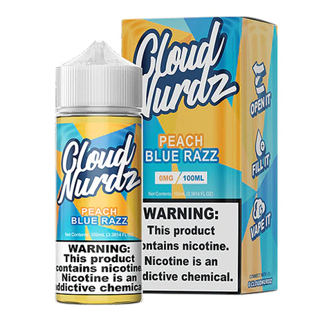 Cloud Nurdz Peach Blue Raspberry